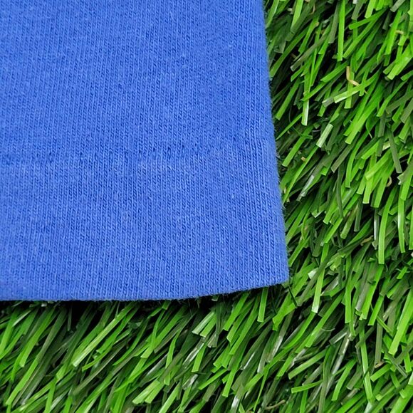 Vintage 90s Fruit-of-The-Loom Shirt XL 23x27 Blue Slogan - Picture 13 of 16